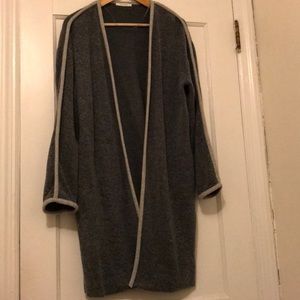Zara Trf Coat-Grey
